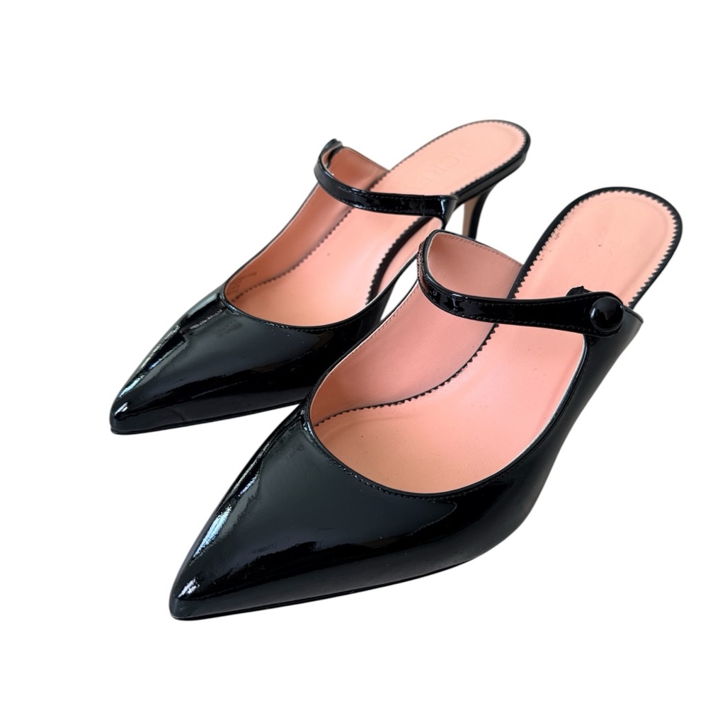 J.Crew collection Patent Strap Mule Colette Pump size 7